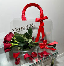 Cargar imagen en el visor de la galería, Fancy bag with 12 roses
